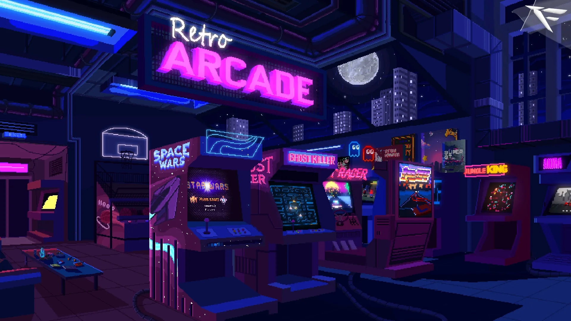 Retro Arcade Pixel Art